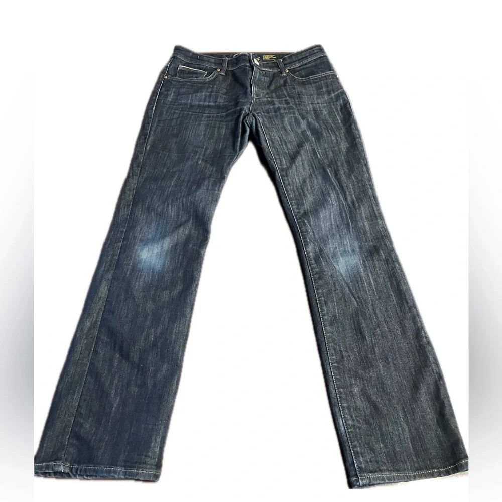 Woman’s blue jeans pants straight Mavi mid-rise size 31/32 Molly straight